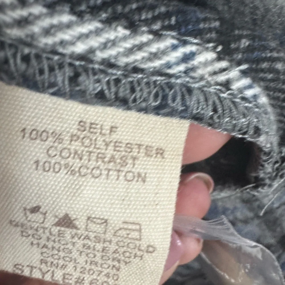 NWT Mystree Shacket/Coat Flannel Style Print